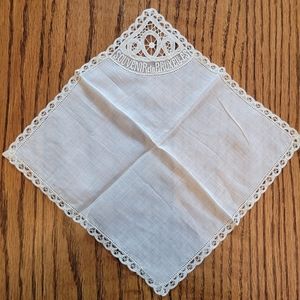 Vintage Souvenir from Brussels Hankie ~ Handkerchief ~ Bruxelles, Belgium